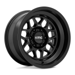 18" KMC WHEELS KM725 TERRA SATIN BLACK FINISH RIMS