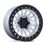 18" KMC WHEELS KM522 IMS MACHINED W/ MATTE BLACK LIP FINISH RIMS