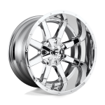 17" FUEL WHEELS D536 MAVERICK CHROME OFF-ROAD RIMS