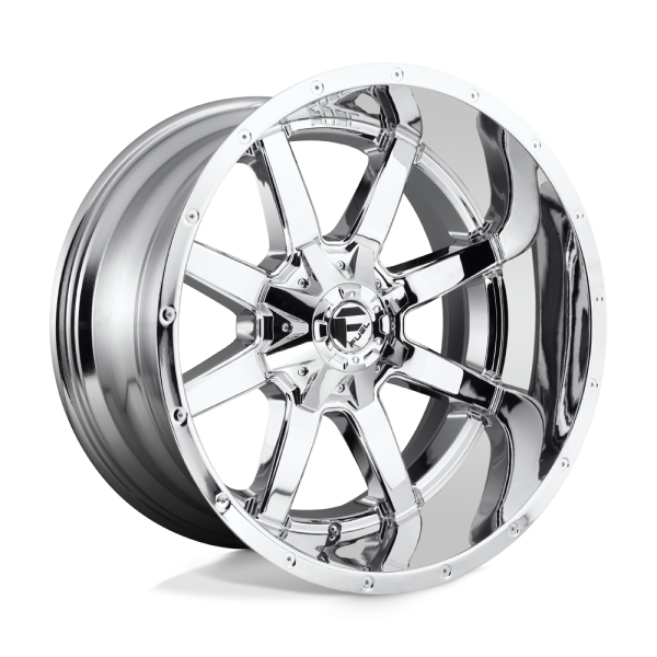 17" FUEL WHEELS D536 MAVERICK CHROME OFF-ROAD RIMS