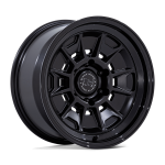 18" BLACK RHINO WHEELS MONDO BR021 MATTE BLACK FINISH GLOSS BLACK LIP FINISH OFF-ROAD RIMS