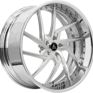 26" ARTIS FORGED FAIRFAX BRUSHED FACE CHROME LIP FINISH RIMS