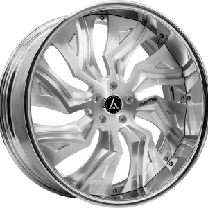 26" ARTIS FORGED BUCKEYE BRUSHED FACE CHROME LIP FINISH RIMS