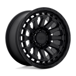 18" BLACK RHINO WHEELS RAID MATTE BLACK FINISH OFF-ROAD RIMS