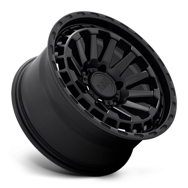 18" BLACK RHINO WHEELS RAID MATTE BLACK FINISH OFF-ROAD RIMS