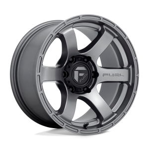 17" FUEL WHEELS D767 RUSH MATTE GUNMETAL OFF-ROAD RIMS