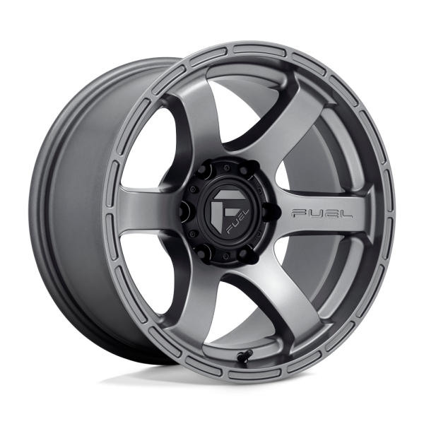 17" FUEL WHEELS D767 RUSH MATTE GUNMETAL OFF-ROAD RIMS