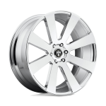 24" DUB WHEELS 8 BALL S131 CHROME FINISH RIMS