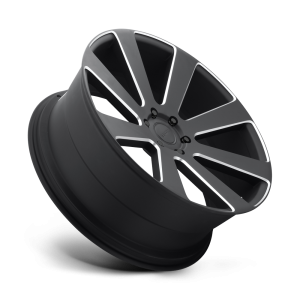 22" DUB WHEELS 8 BALL S187 BLACK MILLED FINISH RIMS - Image 3