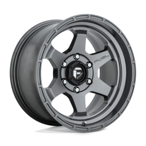 17" FUEL WHEELS D665 SHOK MATTE ANTHRACITE OFF-ROAD RIMS