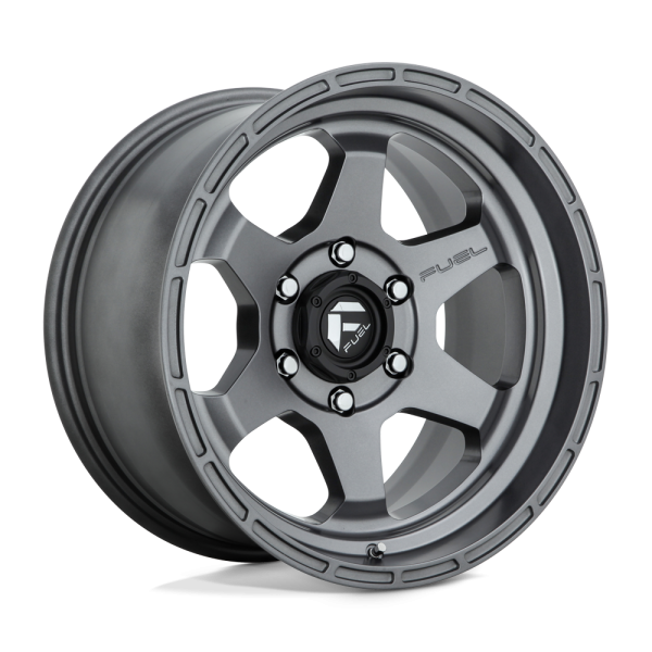 17" FUEL WHEELS D665 SHOK MATTE ANTHRACITE OFF-ROAD RIMS
