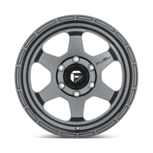 17" FUEL WHEELS D665 SHOK MATTE ANTHRACITE OFF-ROAD RIMS - Image 3
