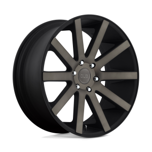 24" DUB WHEELS SHOT CALLA S121 MATTE BLACK DOUBLE DARK TINT FINISH RIMS - Image 3