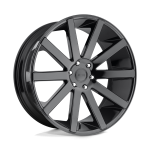 26" DUB WHEELS SHOT CALLA S219 GLOSS BLACK FINISH RIMS