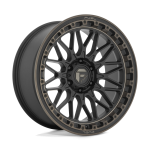 17" FUEL WHEELS D759 TRIGGER MATTE BLACK WITH DARK TINT OFF-ROAD RIMS