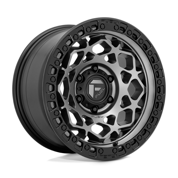 unit-d784-17x9-6lug-et1-matte-anthracite-w-blk-ring-a1-png 17" FUEL WHEELS D784 UNIT MATTE GUNMETAL WITH BLACK RING OFF-ROAD RIMS