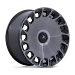 20" ASANTI BLACK LABEL WHEELS ARISTOCRAT GLOSS BLACK MACHINED FACE WITH DOUBLE DARK TINT FINISH RIMS