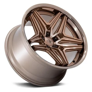 20" ASANTI BLACK LABEL WHEELS DUKE PLATINUM BRONZE FINISH RIMS - Image 3