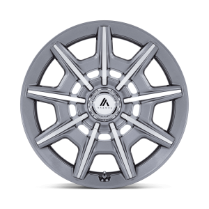 20" ASANTI BLACK LABEL WHEELS ESQUIRE GLOSS ANTHRACITE MACHINED FACE FINISH RIMS - Image 2