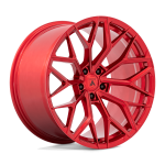 20" ASANTI BLACK LABEL WHEELS MOGUL 5 CANDY RED FINISH RIMS