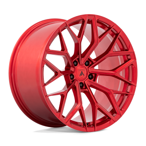 20" ASANTI BLACK LABEL WHEELS MOGUL 5 CANDY RED FINISH RIMS