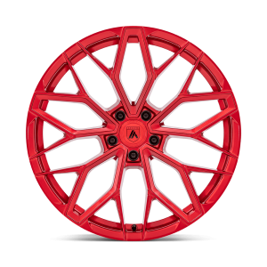 20" ASANTI BLACK LABEL WHEELS MOGUL 5 CANDY RED FINISH RIMS - Image 2