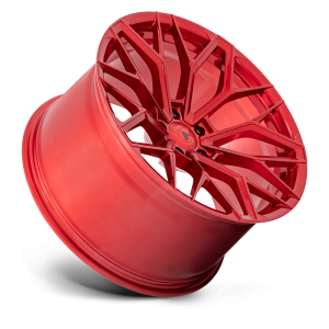 20" ASANTI BLACK LABEL WHEELS MOGUL 5 CANDY RED FINISH RIMS - Image 3