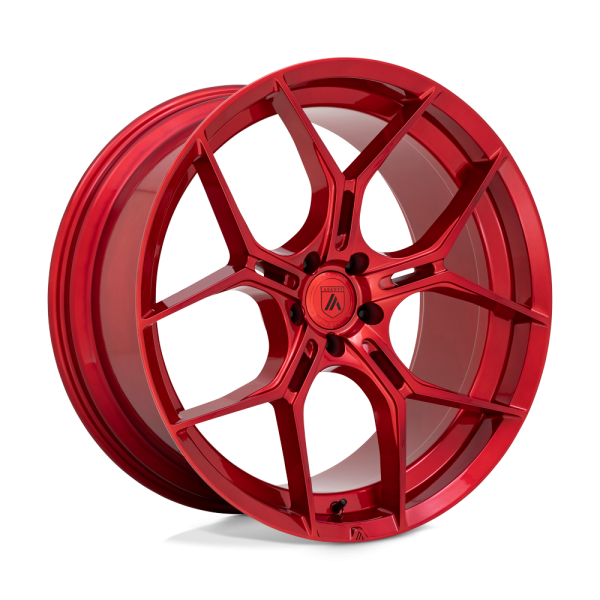 20" ASANTI BLACK LABEL WHEELS MONARCH CANDY RED FINISH RIMS