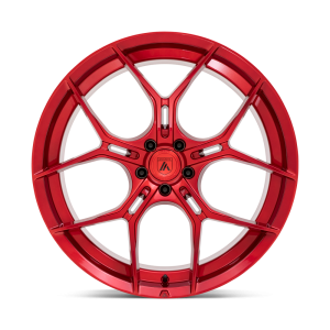 20" ASANTI BLACK LABEL WHEELS MONARCH CANDY RED FINISH RIMS - Image 2