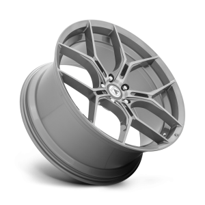 20" ASANTI BLACK LABEL WHEELS MONARCH TITANIUM BRUSHED FINISH RIMS - Image 3