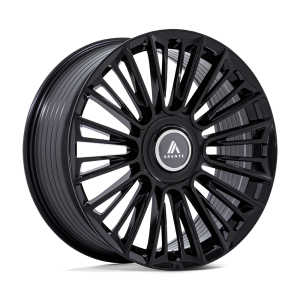 26" ASANTI BLACK LABEL WHEELS PREMIER GLOSS BLACK FINISH RIMS