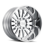 20" CALI WHEELS SUMMIT 9110 POLISHED MILLED FINISH RIMS