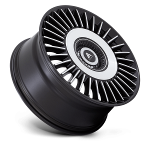 20" ASANTI BLACK LABEL WHEELS TIARA SATIN BLACK MACHINED FACE FINISH RIMS - Image 3