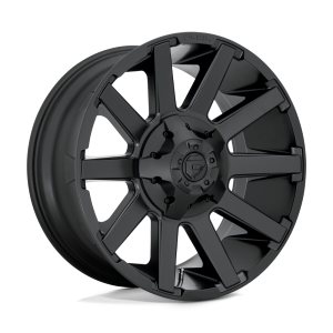 18" FUEL WHEELS D437 CONTRA MATTE BLACK OFF-ROAD RIMS