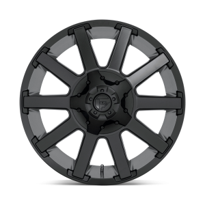 18" FUEL WHEELS D437 CONTRA MATTE BLACK OFF-ROAD RIMS - Image 3