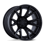 18" FUEL WHEELS D402 CATALYST MATTE BLACK WITH GLOSS BLACK LIP OFF-ROAD FUSION FORGED RIMS