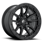 18" FUEL WHEELS D679 REBEL MATTE BLACK 5-LUG OFF-ROAD RIMS