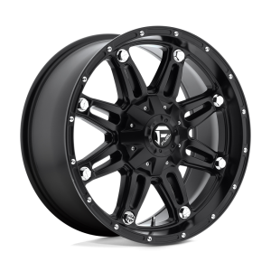18" FUEL WHEELS D531 HOSTAGE MATTE BLACK CROSSOVER RIMS