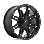 18" FUEL WHEELS D531 HOSTAGE MATTE BLACK OFF-ROAD RIMS