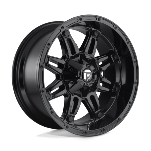 18" FUEL WHEELS D625 HOSTAGE GLOSS BLACK OFF-ROAD RIMS