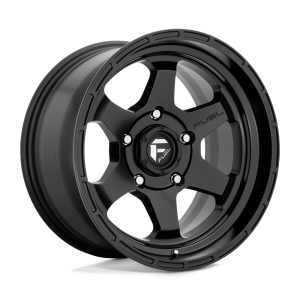 18" FUEL WHEELS D664 SHOK MATTE BLACK OFF-ROAD RIMS