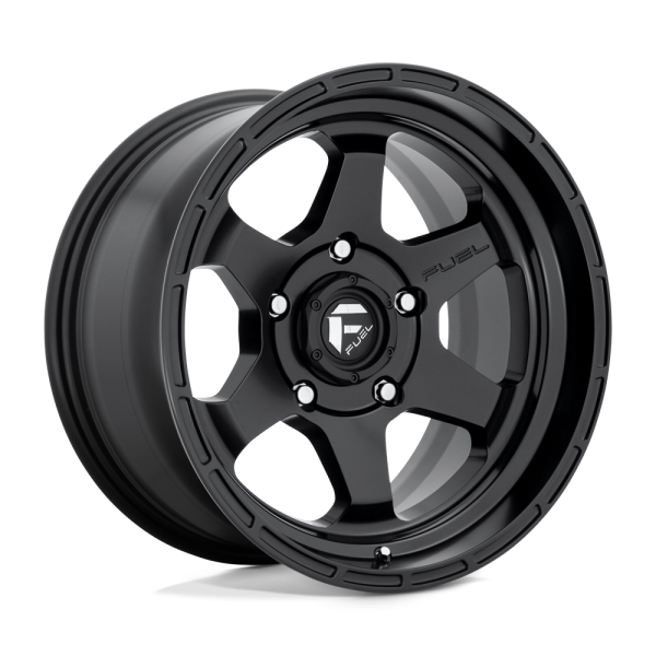 18" FUEL WHEELS D664 SHOK MATTE BLACK OFF-ROAD RIMS