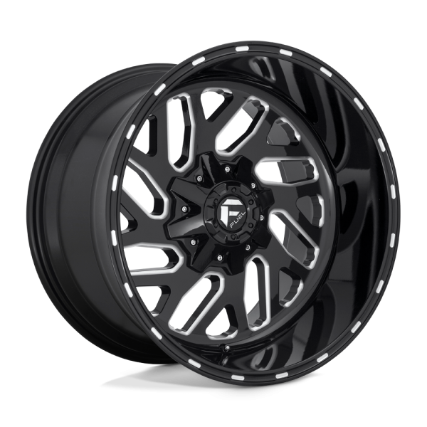 triton-d581-6lug-20x12-et-43-gloss-blk-n-milled-a1-png 18" FUEL WHEELS D851 TRITON BLACK MILLED OFF-ROAD RIMS