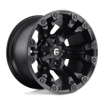 18" FUEL WHEELS D560 VAPOR MATTE BLACK CROSSOVER RIMS