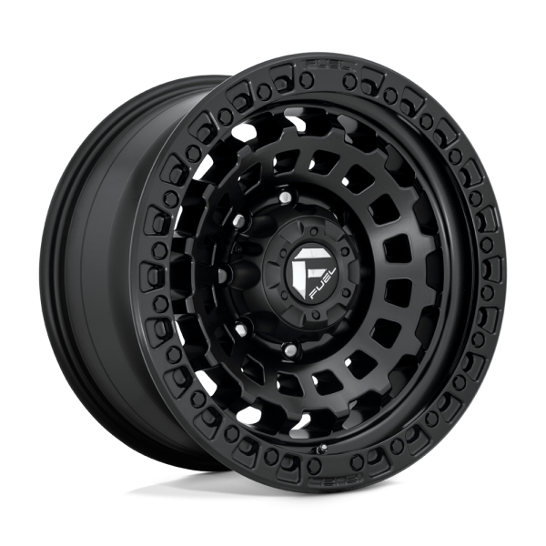 18" FUEL WHEELS D633 ZEPHYR MATTE BLACK OFF-ROAD RIMS